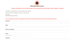 Desktop Screenshot of chocolatecrisiscenter.com