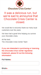 Mobile Screenshot of chocolatecrisiscenter.com